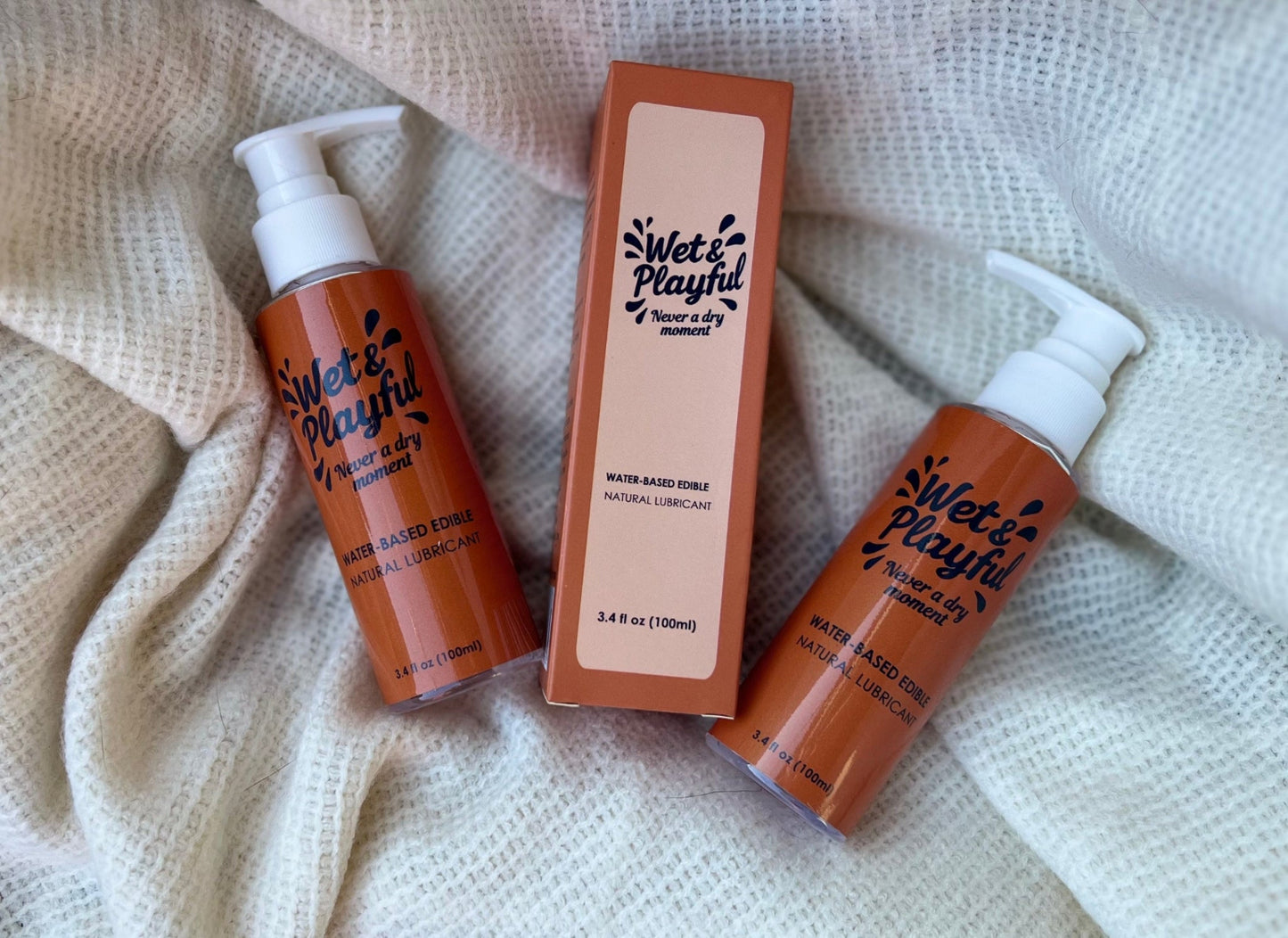 Wet & Playful – Water-Based Lube 3.3 oz (100ml)